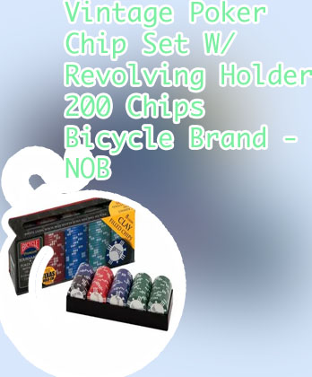 Bicycle poker chips set