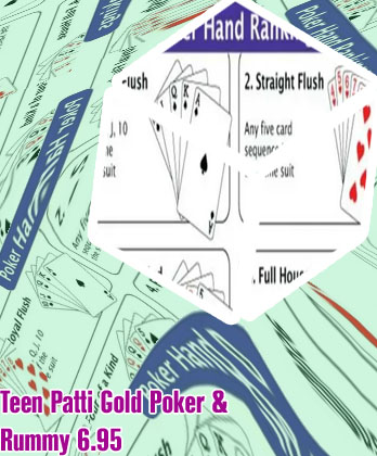 Running flush poker